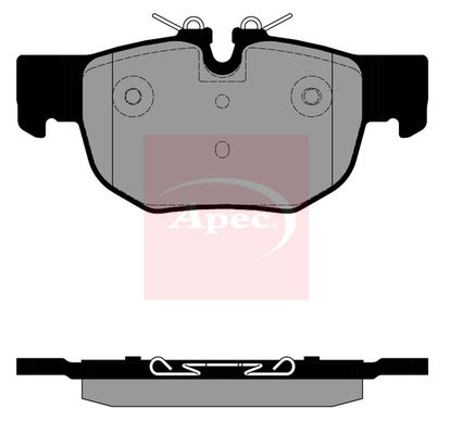 APEC Brake Pad Set, disc brake PAD2345