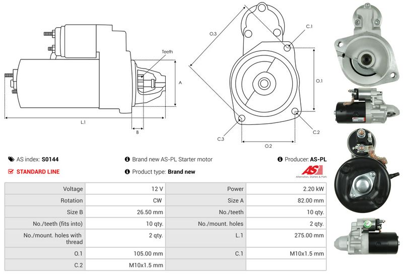 AS-PL S0144 Starter