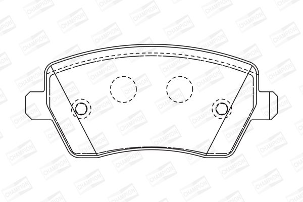 Колодки гальмівні (передні) на Captur, Citan, Clio, Dokker, Duster, Kangoo, Lodgy, Logan, Megane, Micra, Modus, Note...