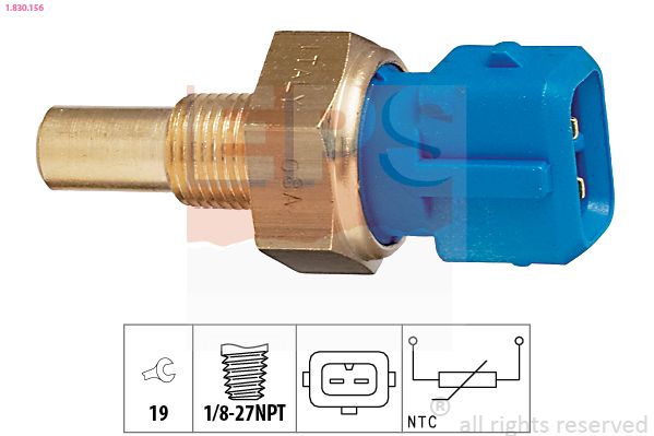 EPS FORD датчик температури синій Transit 2,5D 86-