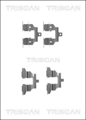 TRISCAN tartozékkészlet, tárcsafékbetét 8105 141602