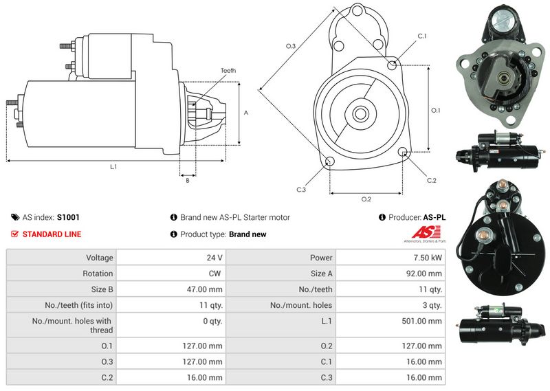 AS-PL S1001 Starter