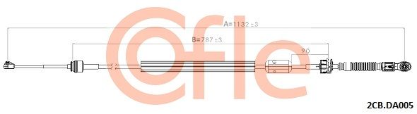 Тросовий привод, коробка передач, Cofle 92.2CB.DA005
