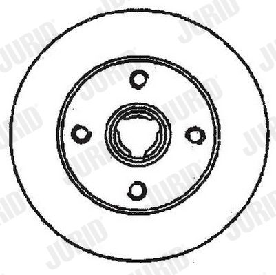 Гальмівний диск, Jurid 561460JC