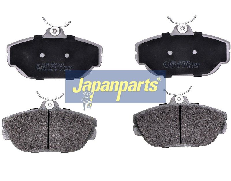 set placute frana,frana disc JAPANPARTS PA-0388AF