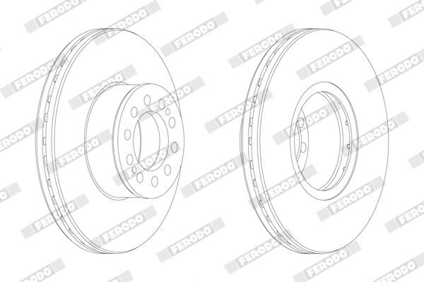 Brzdový kotouč FCR330A
