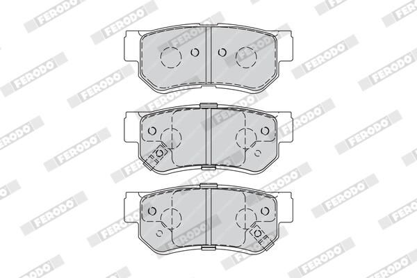 FERODO FDB4247 Brake Pad Set, disc brake