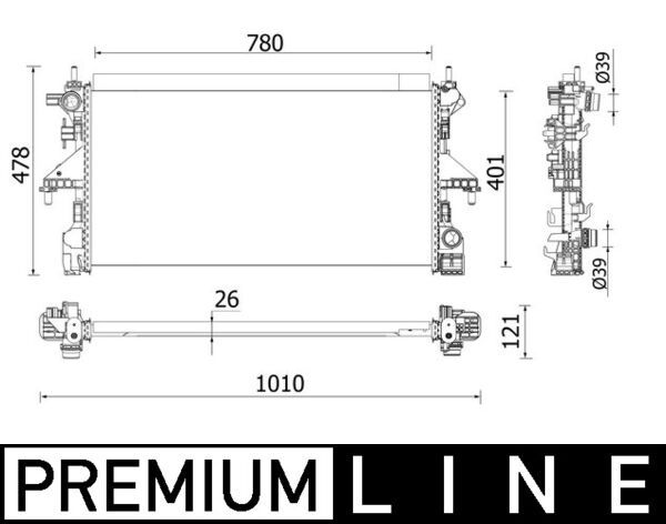 MAHLE Radiateur CR 933 000P