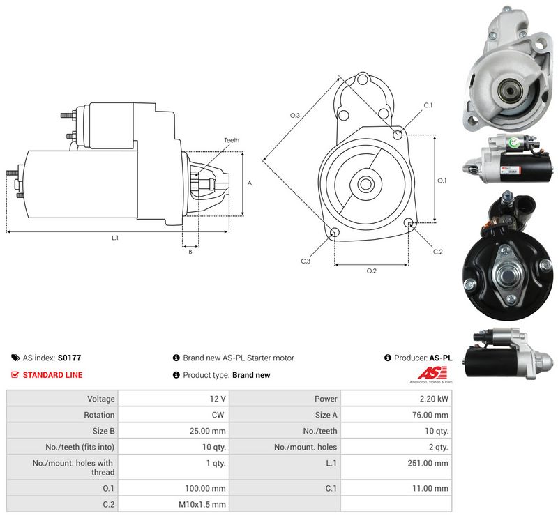 Starter, AS-PL S0177