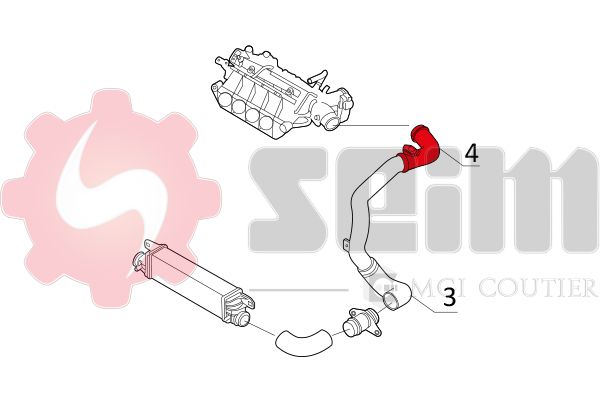 SEIM 981005 Charge Air Hose