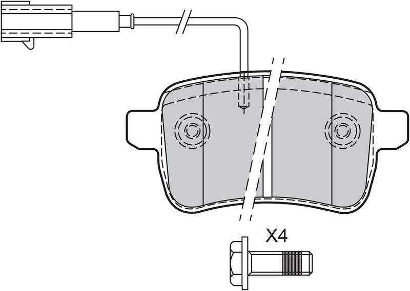 VALEO 601142 Brake Pad Set, disc brake