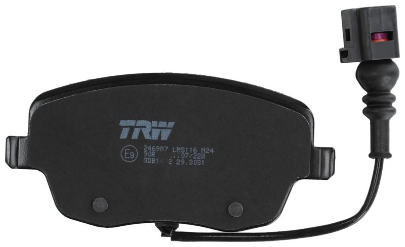 TRW GDB1472 Комплект гальмівних накладок, дискове гальмо