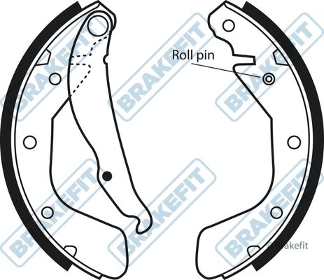 APEC Brake Shoe Set BSH1005