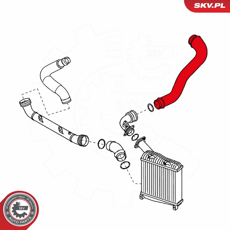 ESEN SKV 24SKV196 Charge Air Hose