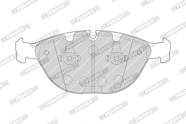 FERODO Plaquettes de frein à disque FDB1618