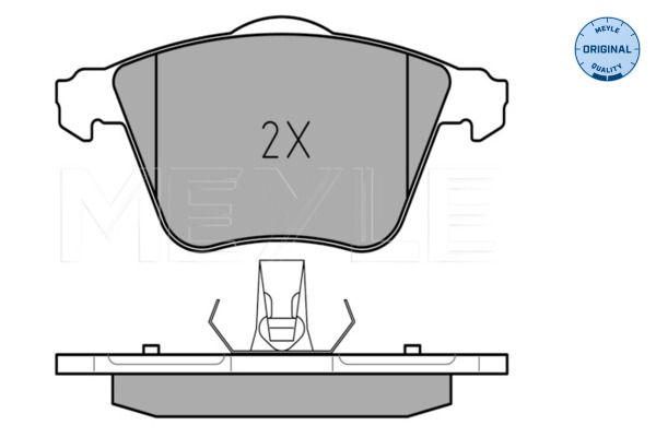 MEYLE 025 239 1218 Brake Pad Set, disc brake