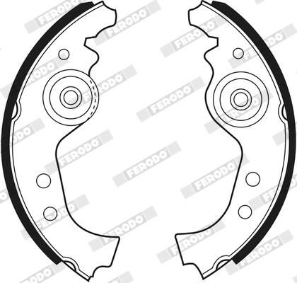 FERODO FSB27 Brake Shoe Set