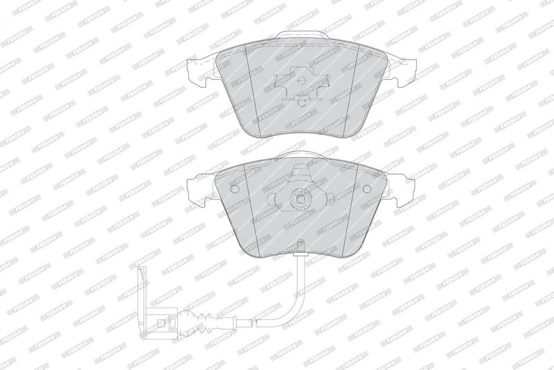 FERODO FDB1765 Brake Pad Set, disc brake