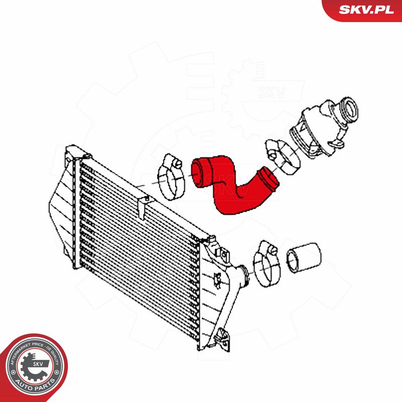 ESEN SKV 43SKV133 Charge Air Hose