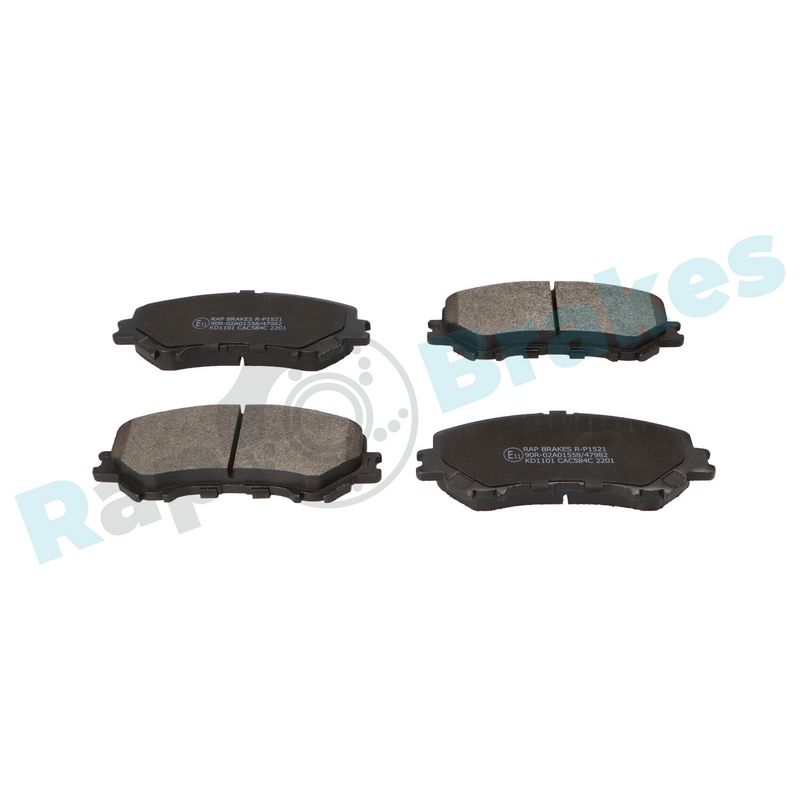 RAP BRAKES R-P1521 Brake Pad Set, disc brake