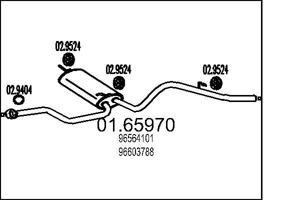 MTS hátsó hangtompító 01.65970