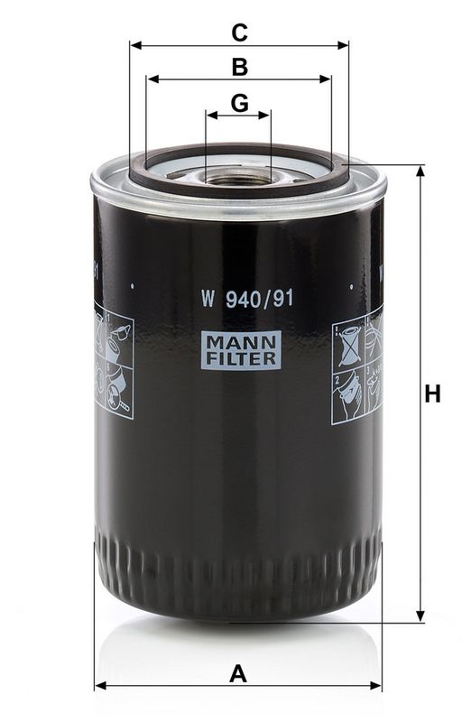 Oliefilter (geschroefd) past: FENDT 207 F VARIO, 207 FA VARIO, 207 V VARIO, 207 VA VARIO, 207 VARIO, 208 F VARIO, 208 FA VARIO, 208 V VARIO, 208 VA VARIO, 208 VARIO, 209 F VARIO, 209 FA VARIO