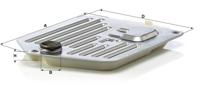 Hüdraulikafilter, automaatkäigukast, MANN-FILTER H 2522, 1 x KIT