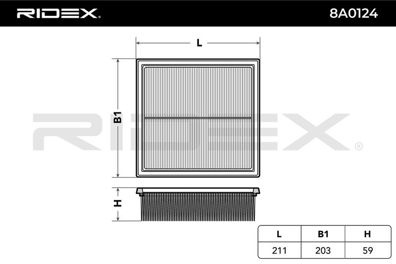 въздушен филтър RIDEX