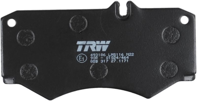 TRW GDB317 Brake Pad Set, disc brake