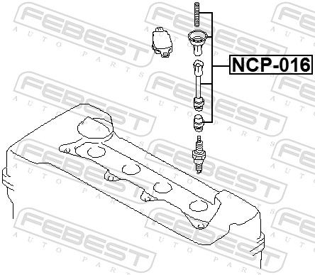 FEBEST NCP-016 Plug, coil