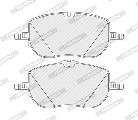 FERODO FDB5493 Brake Pad Set, disc brake