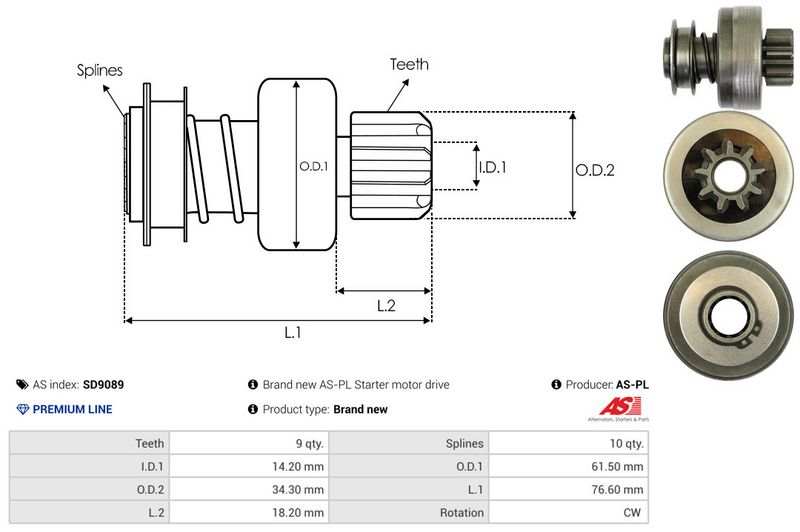 Vabajooks, starter, AS-PL SD9089