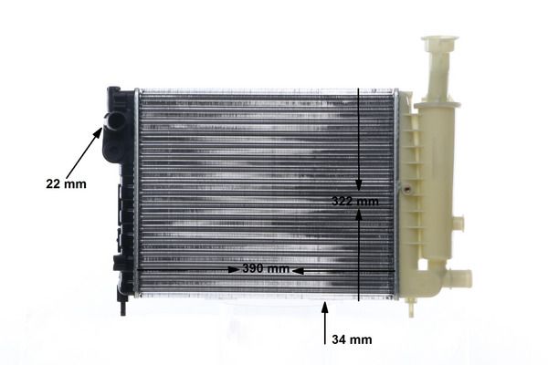 MAHLE CR 491 000S Radiator, engine cooling