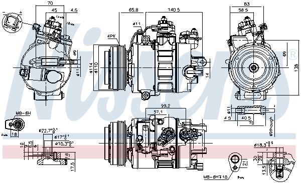 Автозапчастина NISSENS 890792