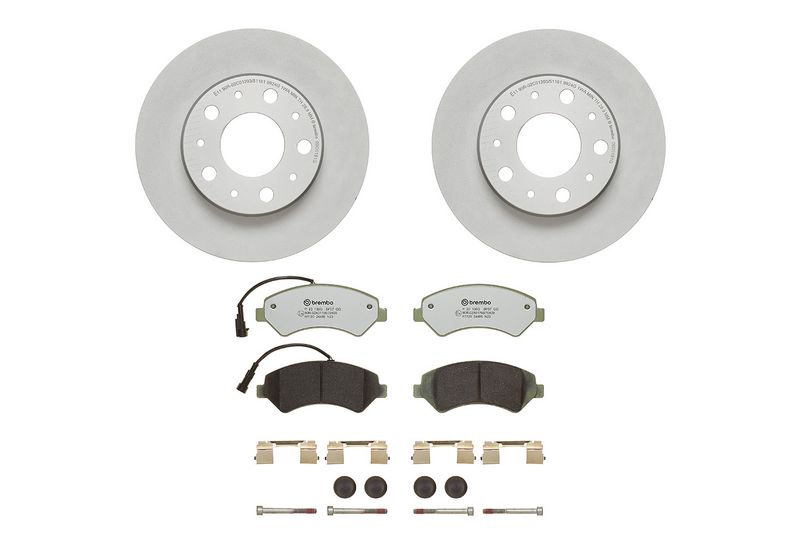 Pidurikomplekt, ketaspidur, BREMBO KT10048