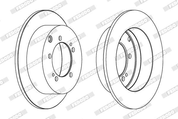 FERODO DDF1410 Brake Disc