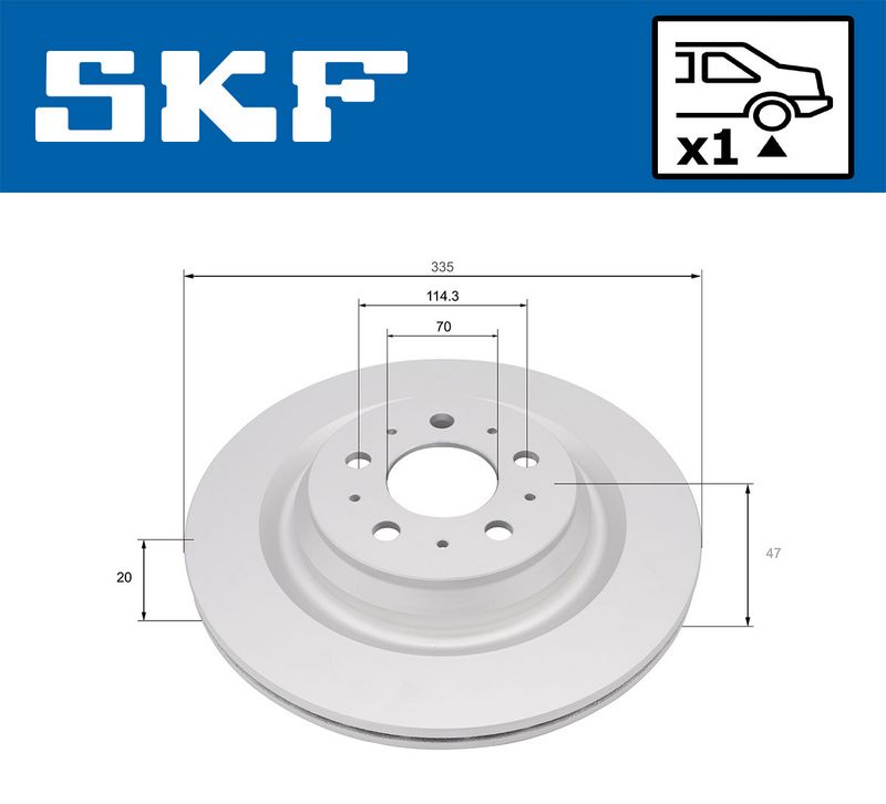 спирачен диск SKF