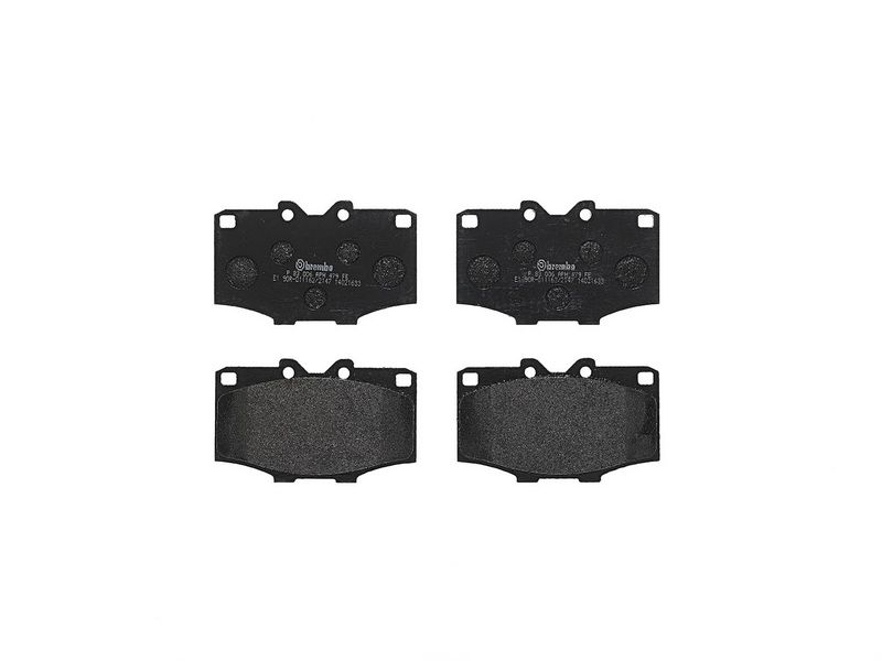 комплект спирачно феродо, дискови спирачки BREMBO