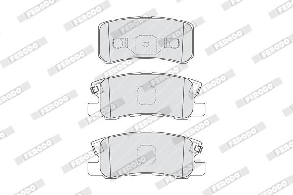 FERODO FDB1992 Brake Pad Set, disc brake