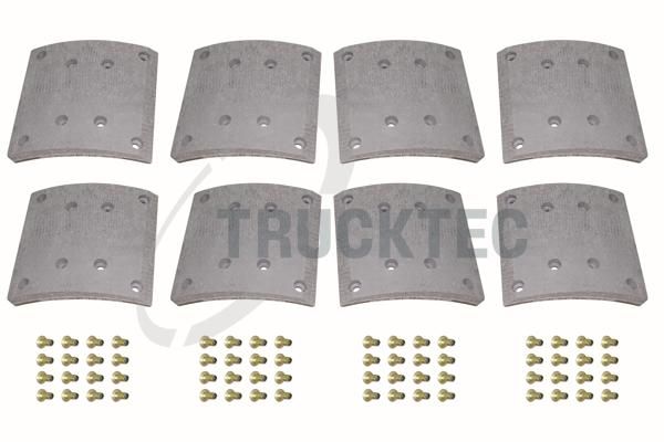 TRUCKTEC AUTOMOTIVE 01.35.005 - Brake Lining Kit, drum brake