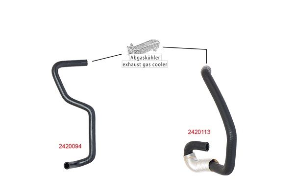 METZGER AUTOTEILE 2420094 Radiator Hose