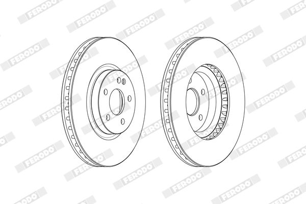 Гальмівний диск, Ferodo FCR379A