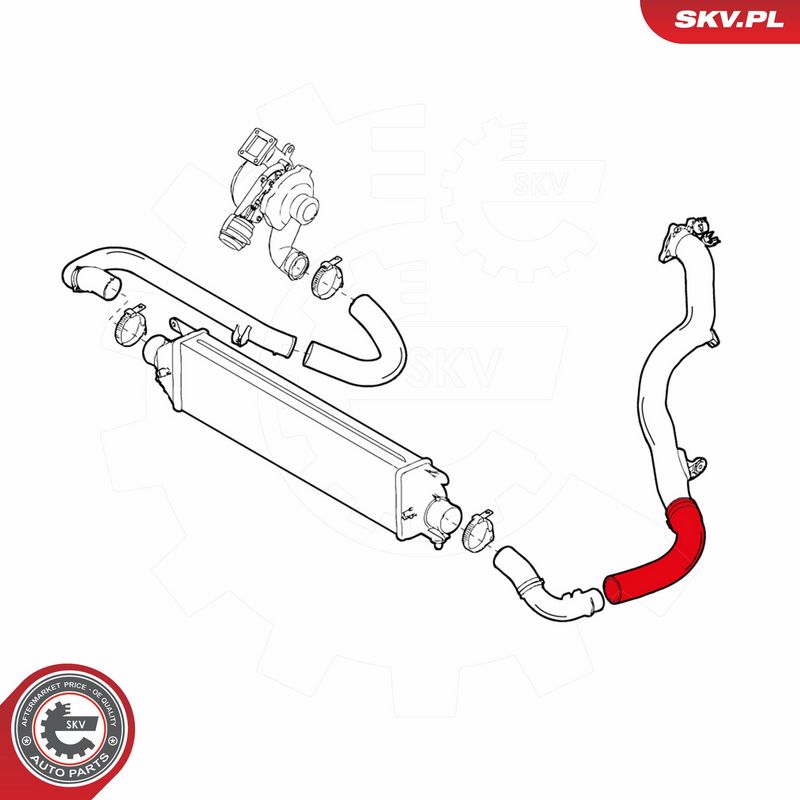 ESEN SKV 24SKV940 Charge Air Hose