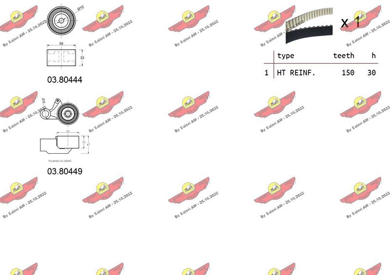 AUTOKIT 04.5271 Timing Belt Kit
