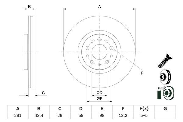 Автозапчасть BOSCH 0986479G82