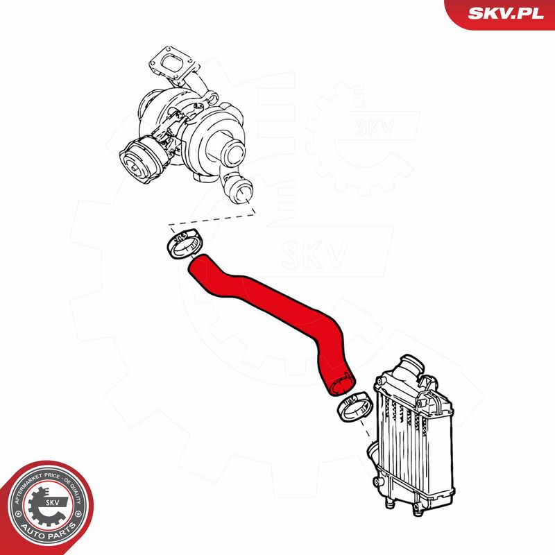 ESEN SKV 24SKV208 Charge Air Hose