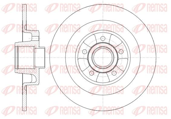 Гальмівний диск, Remsa 699900