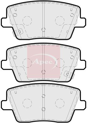 APEC Brake Pad Set, disc brake PAD2271
