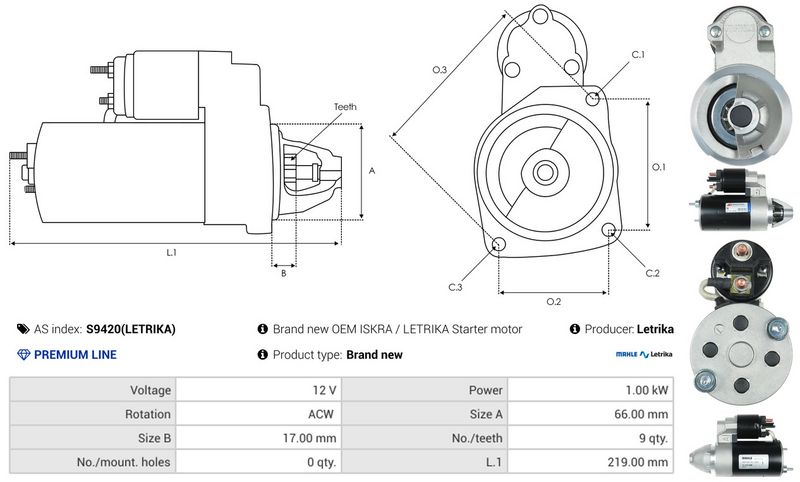 This part match OEM code: 05724382