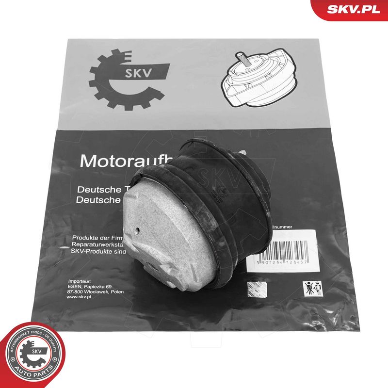 Paigutus, Mootor, ESEN SKV 75SKV132